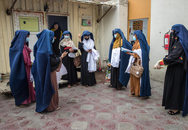 The mobile health team gets ready to head out on a visit to a remote village in Khost, located in southeastern Afghanistan.